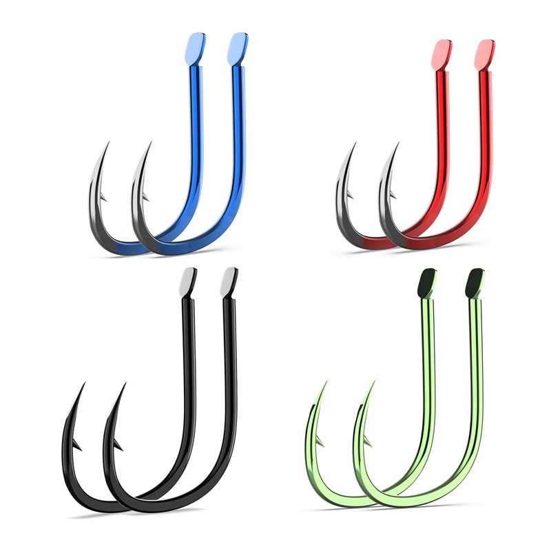 Fishing Hook Assortment - 50 قطعة خطاف الصيد المسطح البحر