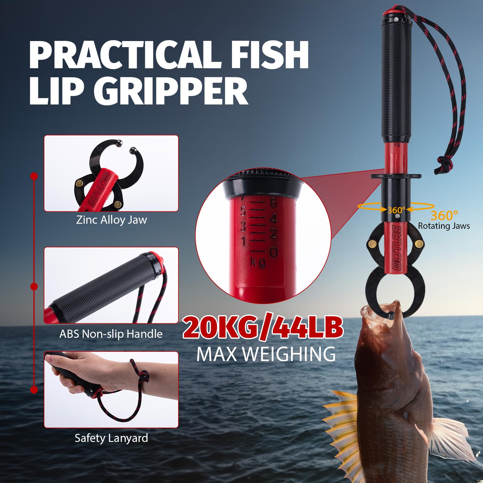 ملحقات صيد السمك من Goture، كم - مراجعة Fishing Hook Remover وسعره