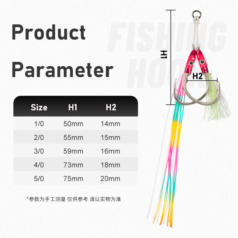 2 زوج/حزمة خطافات صيد مضيئة من - مراجعة Fishing Hook Assortment وسعره